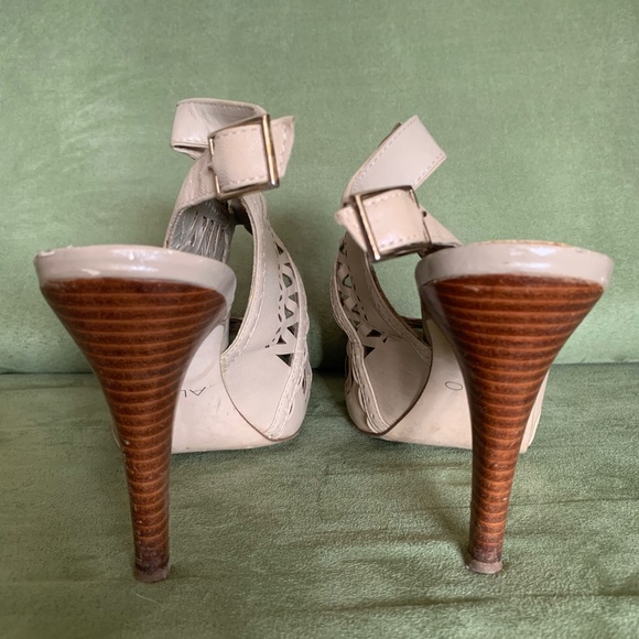 Aldo cream leather heels - Picture 3 of 6